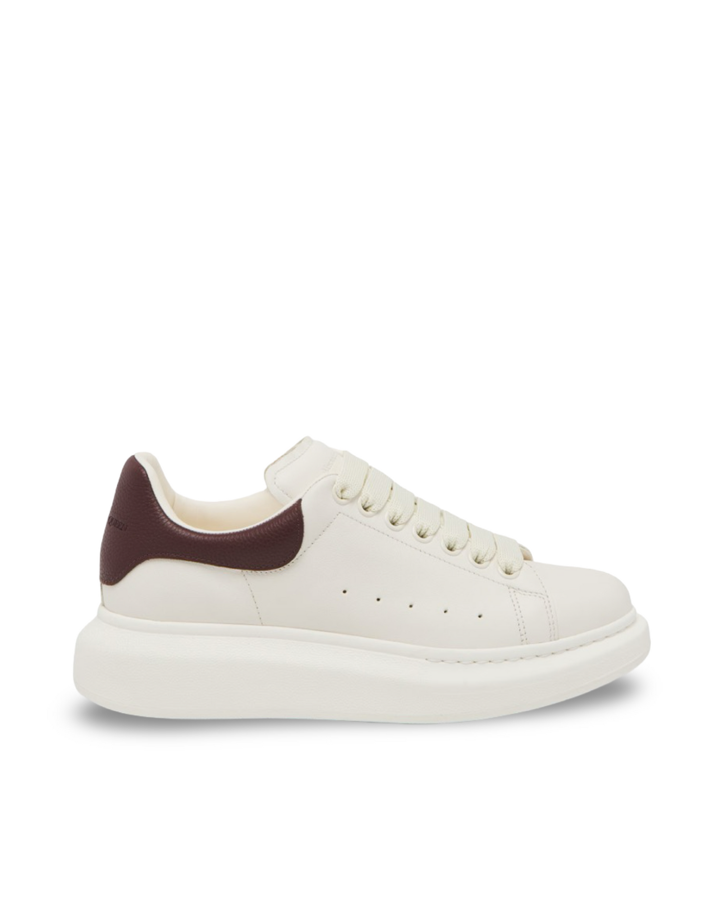 ALEXANDER MCQUEEN Oversized in Off White/Bordeaux