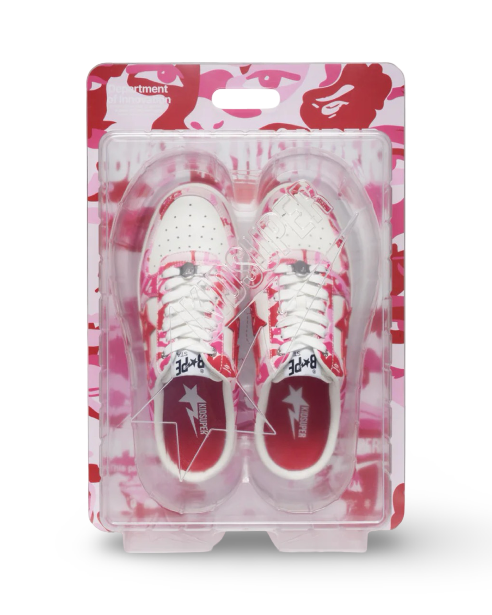 BAPE X KIDSUPER STA CLOG MENS Pink - LuxeVe