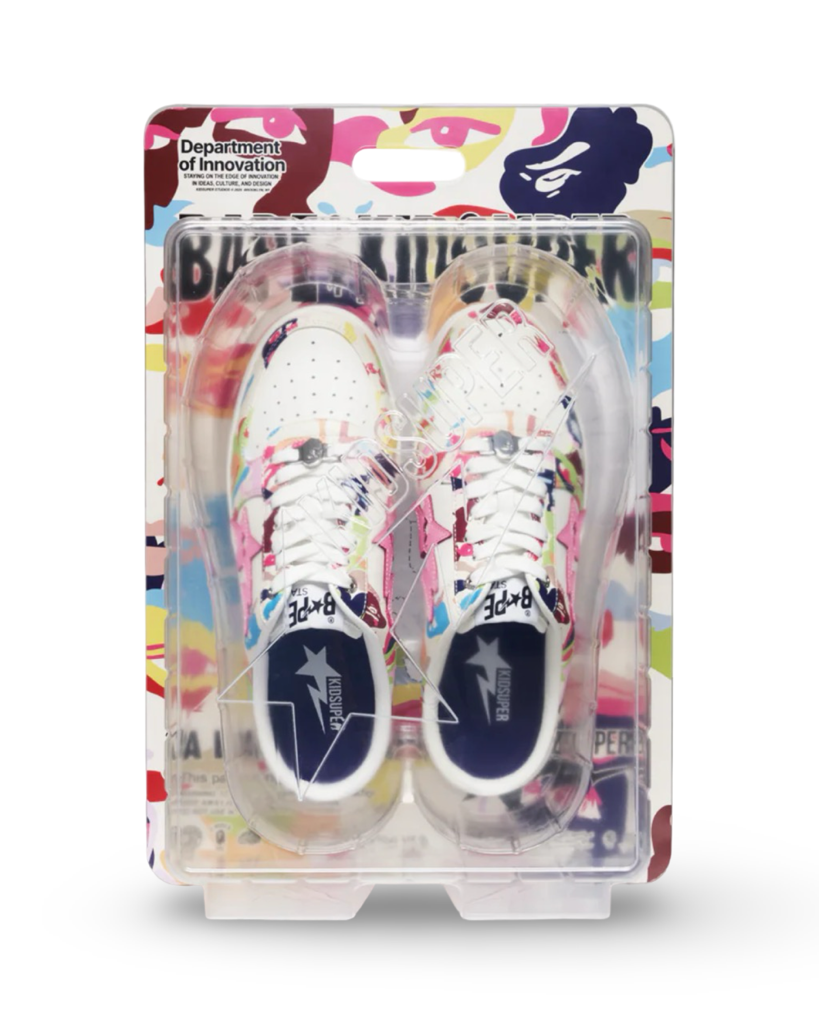BAPE X KIDSUPER STA CLOG MENS White - LuxeVe