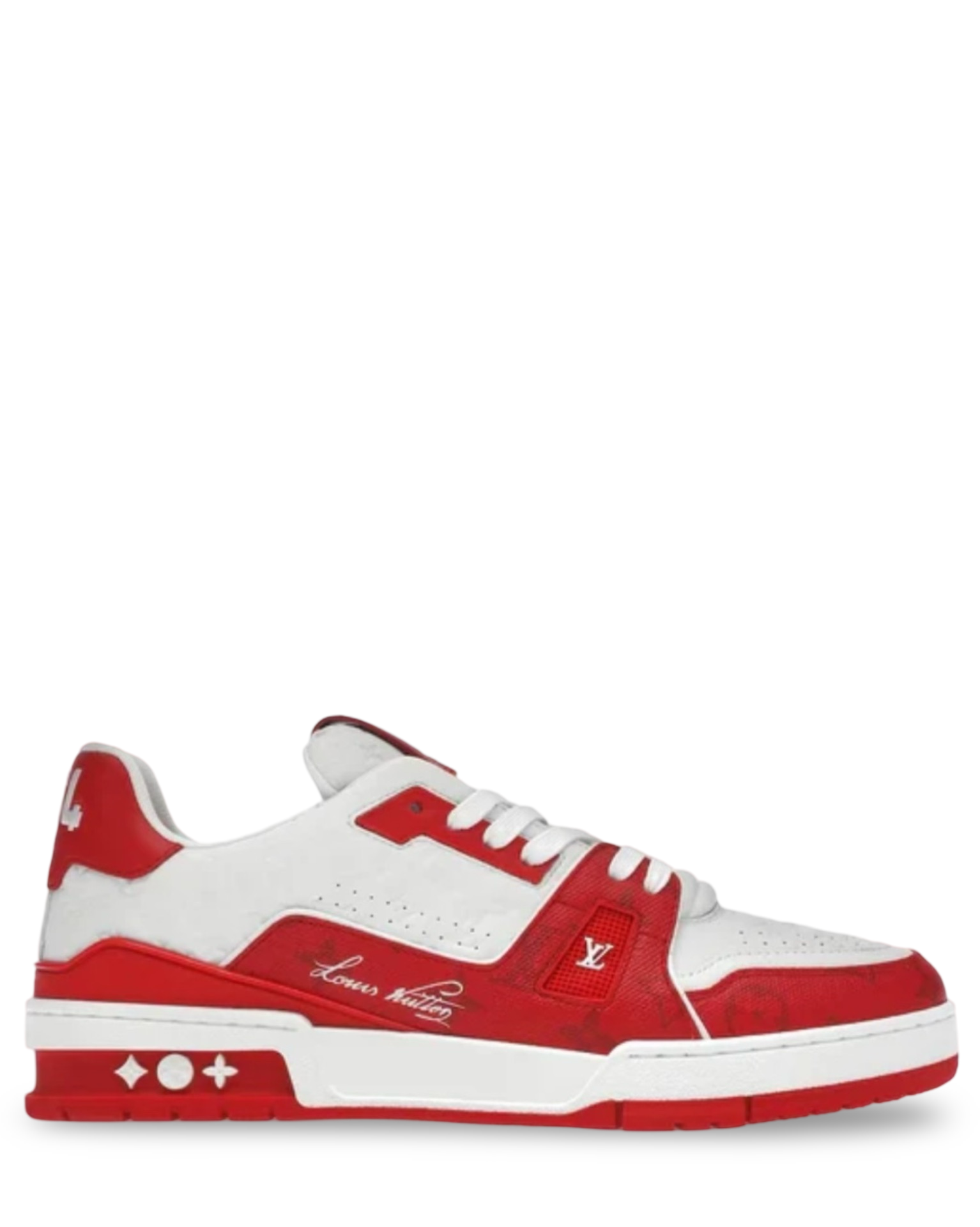 Louis Vuitton Lv Trainer Red - LuxeVe