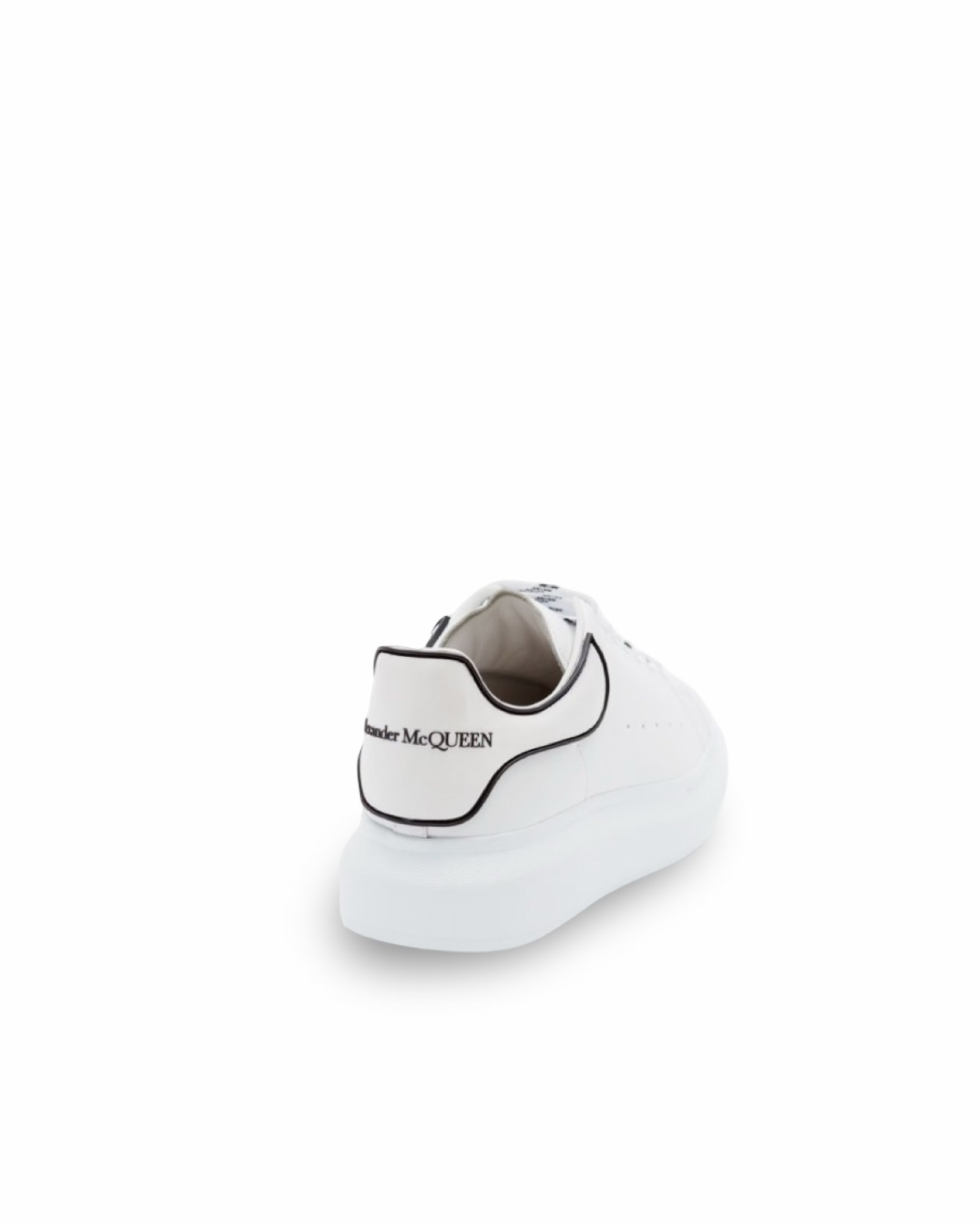 McQueen Oversized Sneaker in White/black - LuxeVe