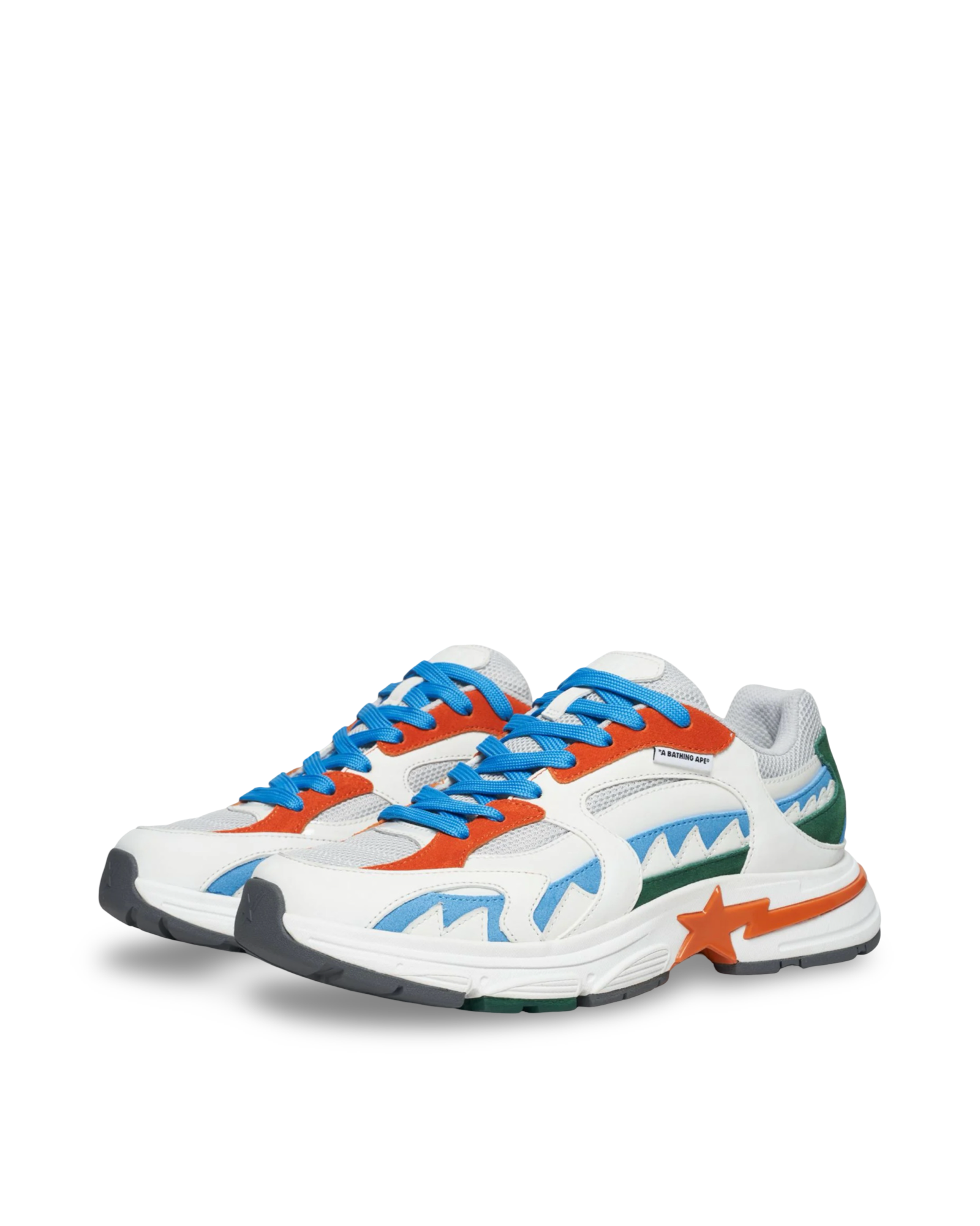 SHARK STA INDONESIA MENS White x Multi - LuxeVe
