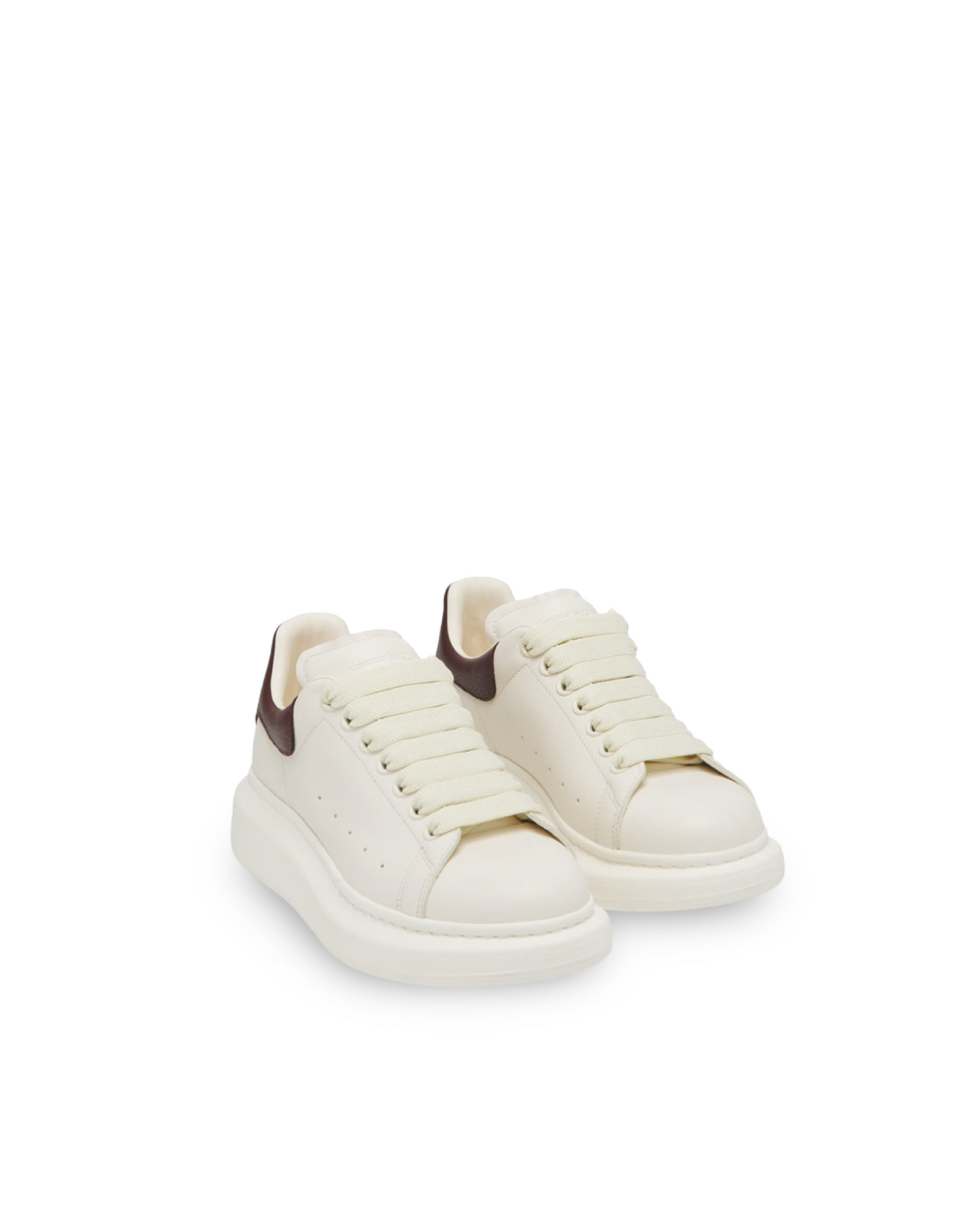 ALEXANDER MCQUEEN Oversized in Off White/Bordeaux